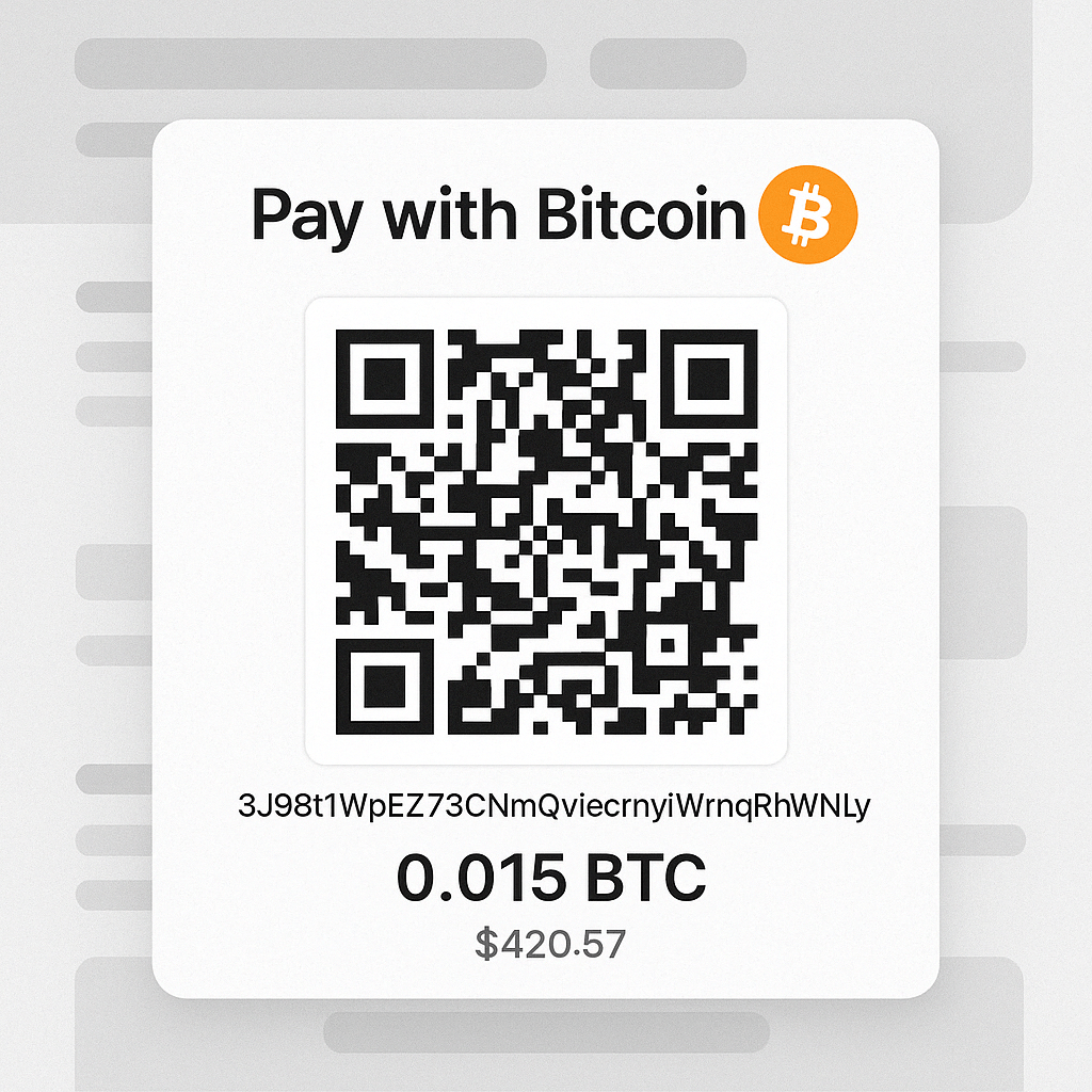 CryptoPay QR-demo